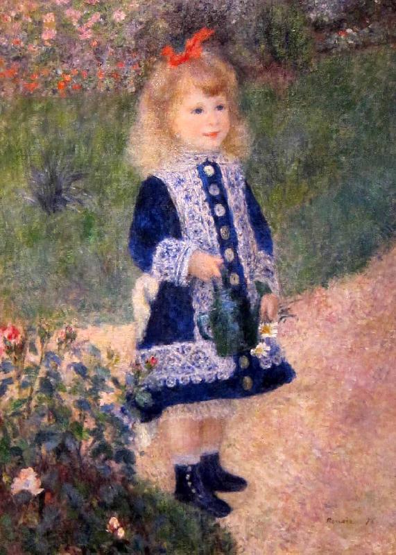 Pierre Auguste Renoir A Girl with a Watering Can Spain oil painting art